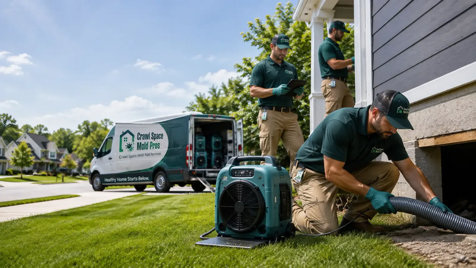 Crawl Space Mold Removal in South Rockwood, MI